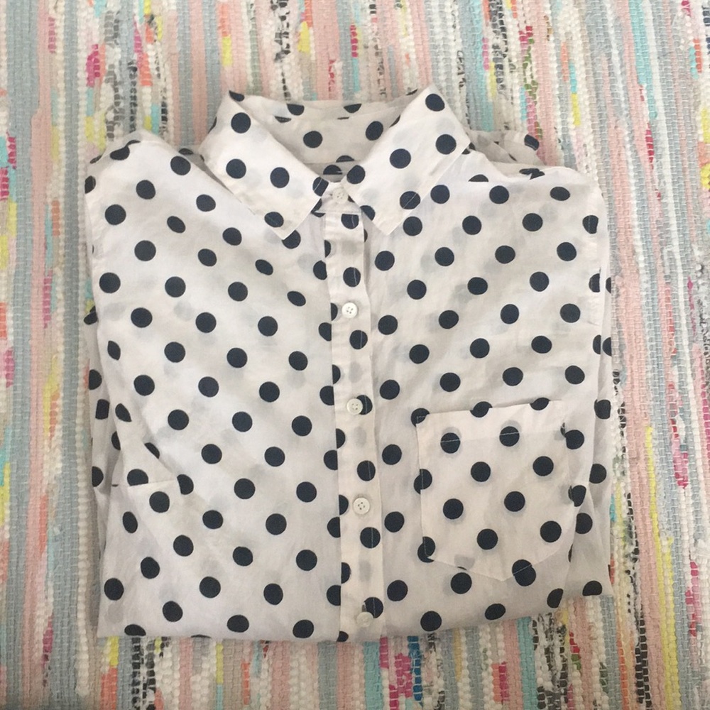 Jcrew half button up